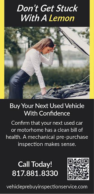Vehicle Pre Buy Inspection Service